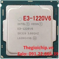 [HCM]CPU Intel Core Xeon E3-1220 V6 (TRAY NO FAN) CTY 3 Năm
